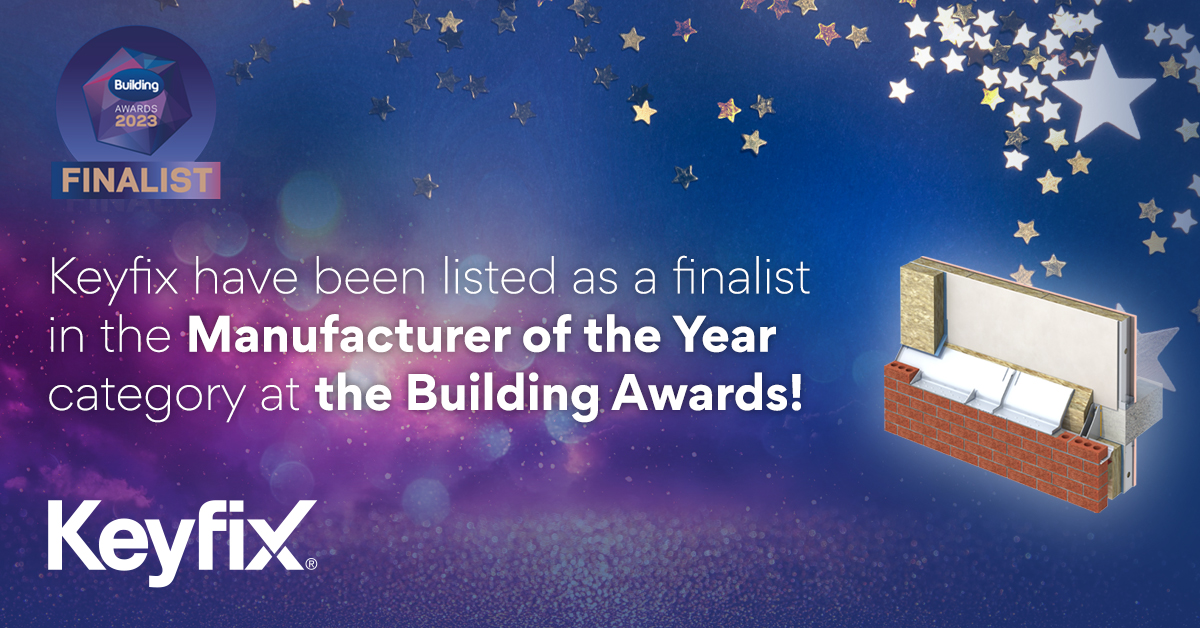 Keyfix named finalist for Manufacturer Of the Year at Building Awards 2023