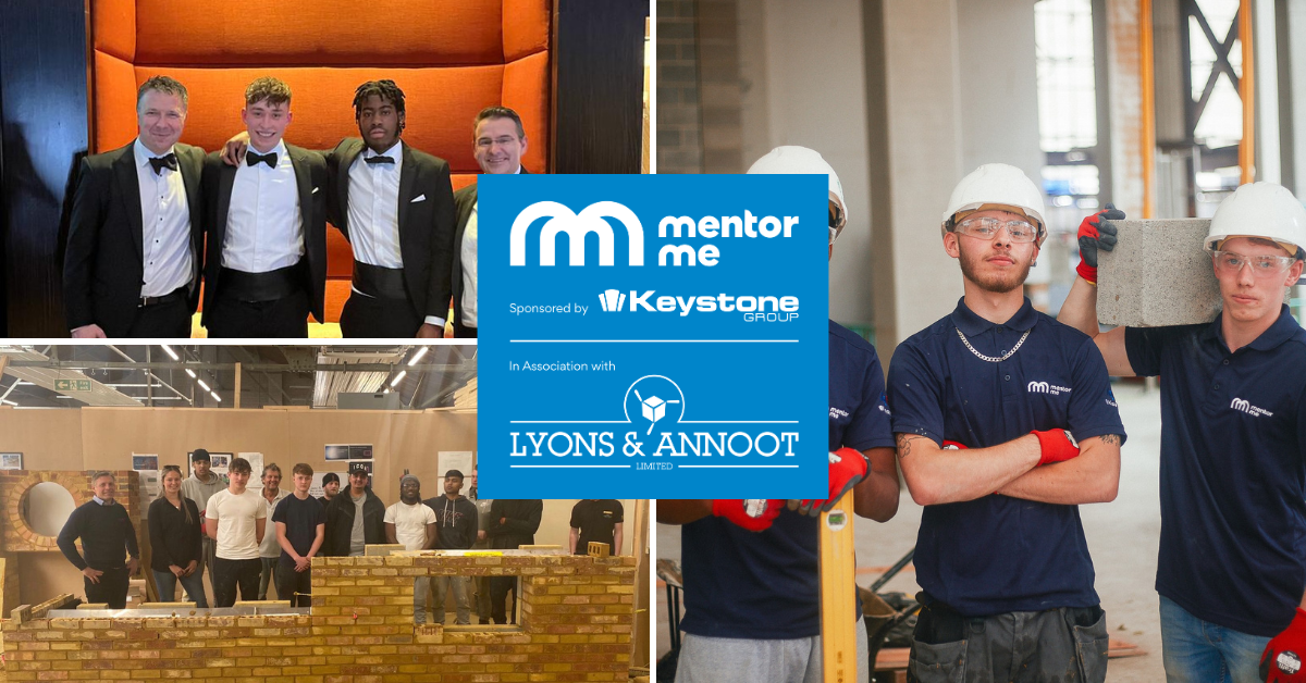 Keyfix & Keystone Lintels continue supporting young Bricklayers with ‘Mentor Me’ Programme